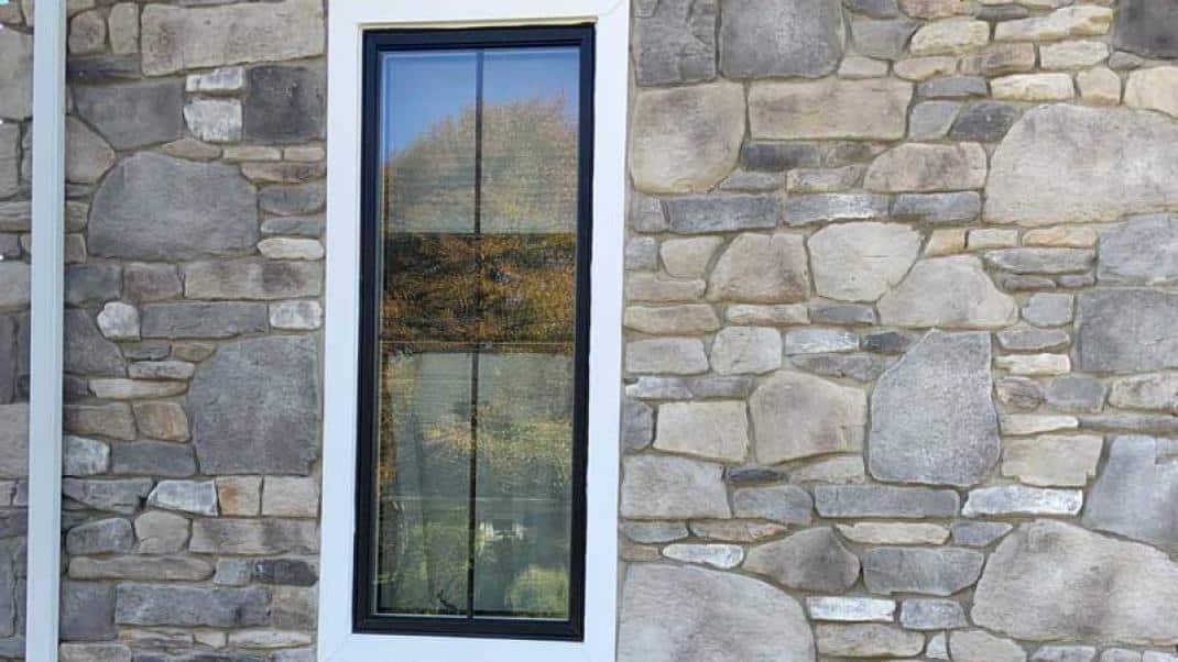 A brick wall inlay COUNTRY RUBBLE - Turin